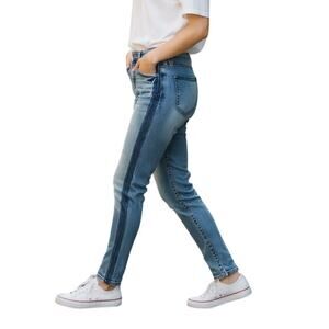 Bebe Skinny Jeans NWT Size 29 | Two-Tone Dark Seam | Y2K Denim